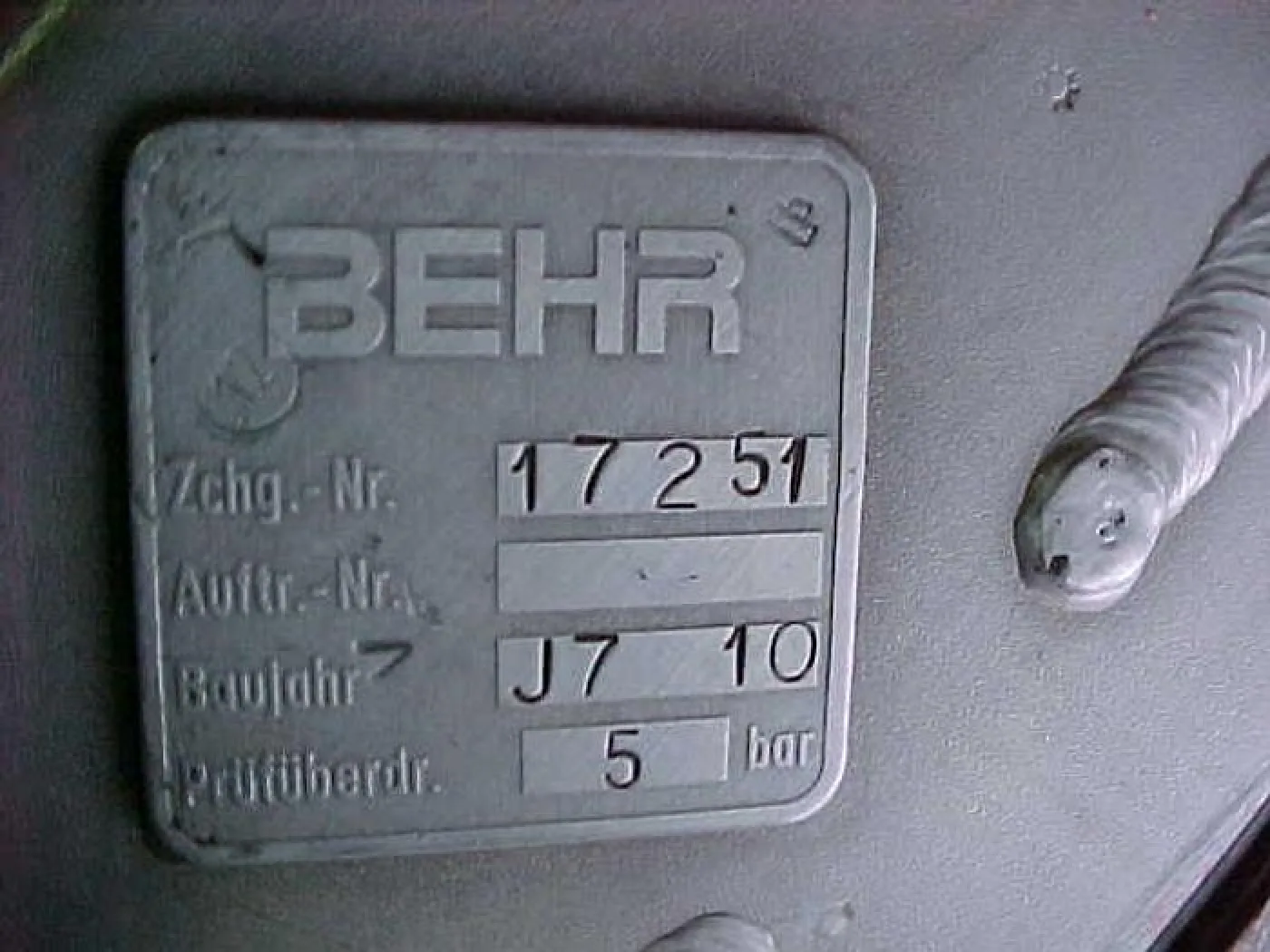 COOLER INSERT BEHR DEUTZ BA6M816 / BA8M816 - 5