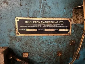 2010 Middleton Engineering Extec PC 1400 Baler and Conveyor
