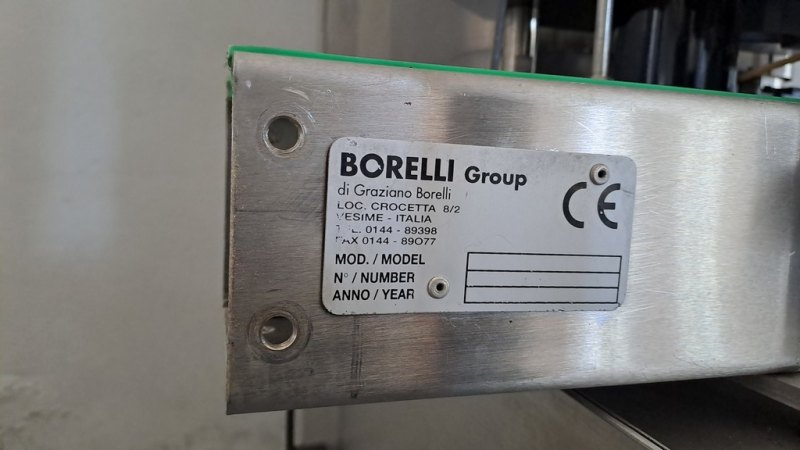 AUTOMATIC CORKING MACHINE BORELLI, MODEL ALEXA, SECOND-HAND MACHINE