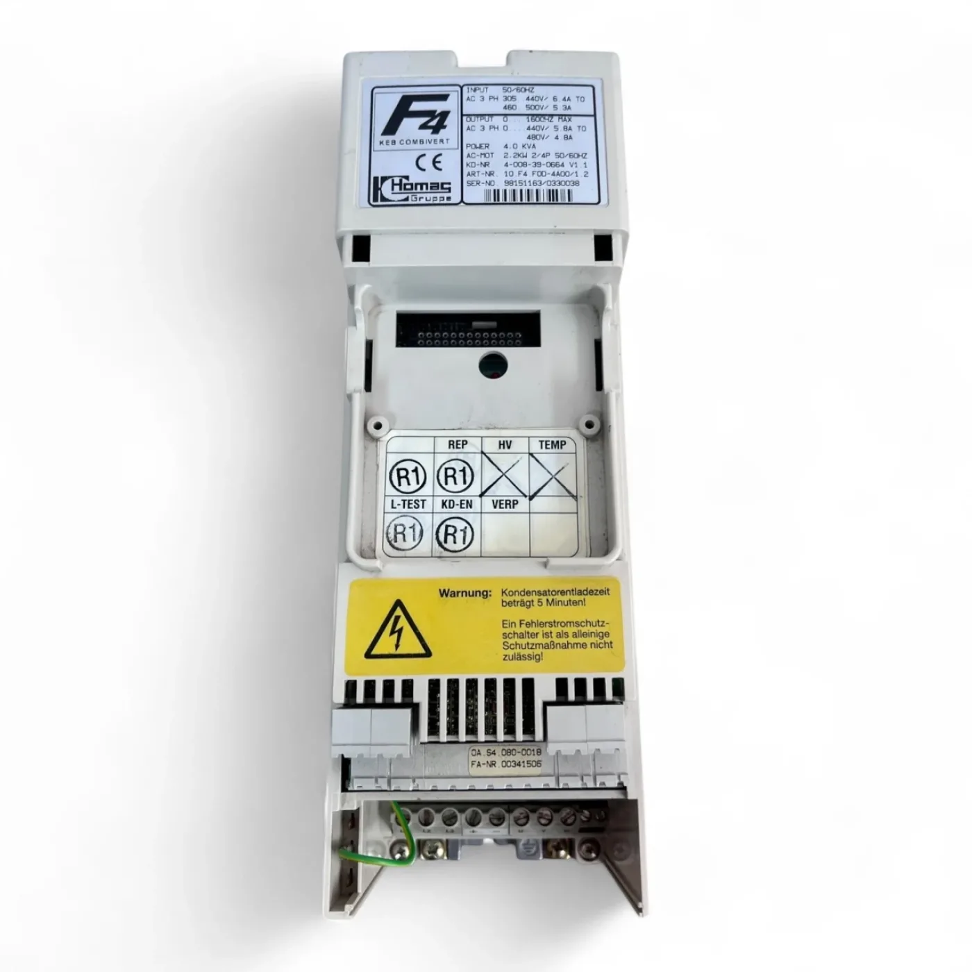 KEB HOMAGCombivert F4 10 F4 FOO-4A00/1.2 2,2 KW 4 kVA Art. 2-082-01-0048 - 7