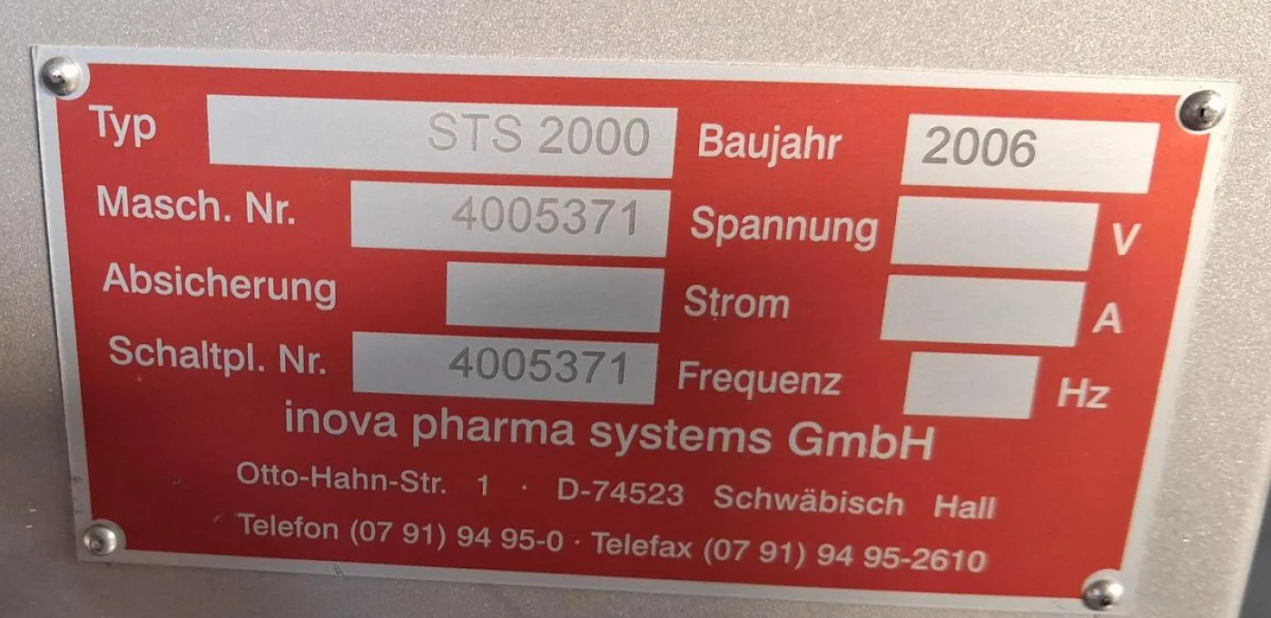 INOVA STS 2000 Spritzentransport / Zuführsystem - 5