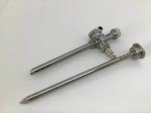 Trocar and Sheath Hi-Flow Valve with one Luer Lock Stopcock Wisap 7600-2