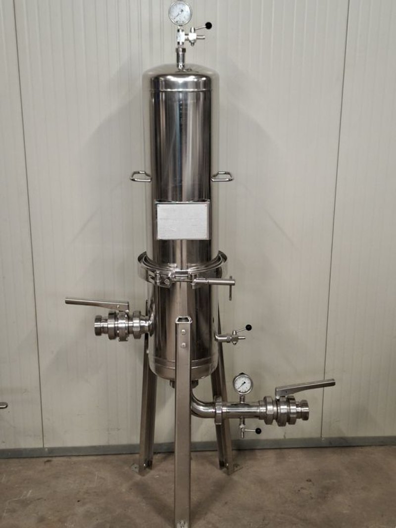 MICROFILTER/HOUSING IN STAILESS STEEL, FIRM PALL, THREE TRIPLE CARTRIDGES 30”, SECOND HAND MACHINE