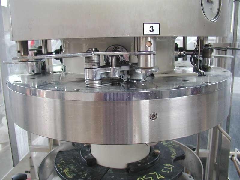 CORKING MACHINE BERTOLASO, 4-HEAD DELTA MODEL FOR NATURAL CORKS, SECOND-HAND MACHINE