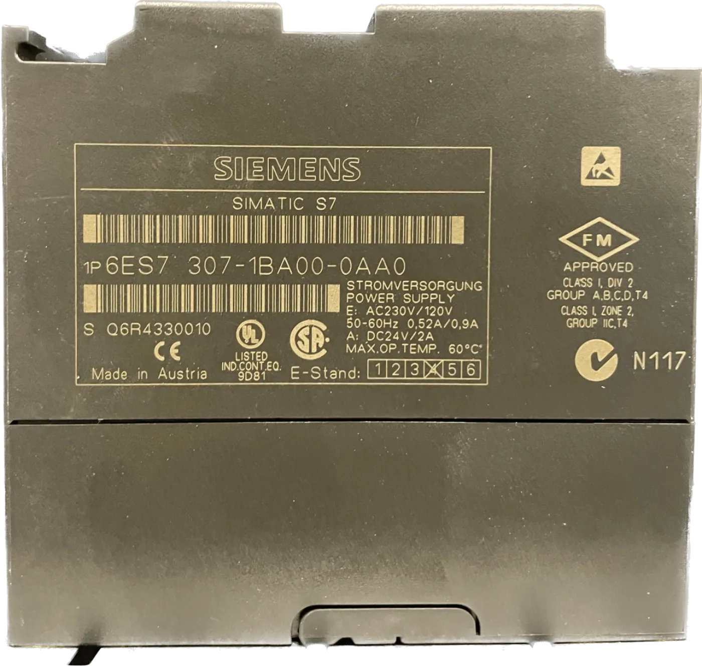Siemens SIMATIC S7-300 6ES7307-1BA00-0AA0 - 2