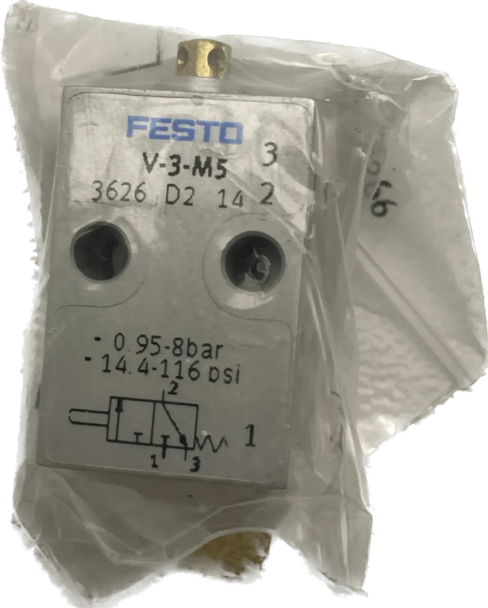 Festo Stößelventil V-3-M5