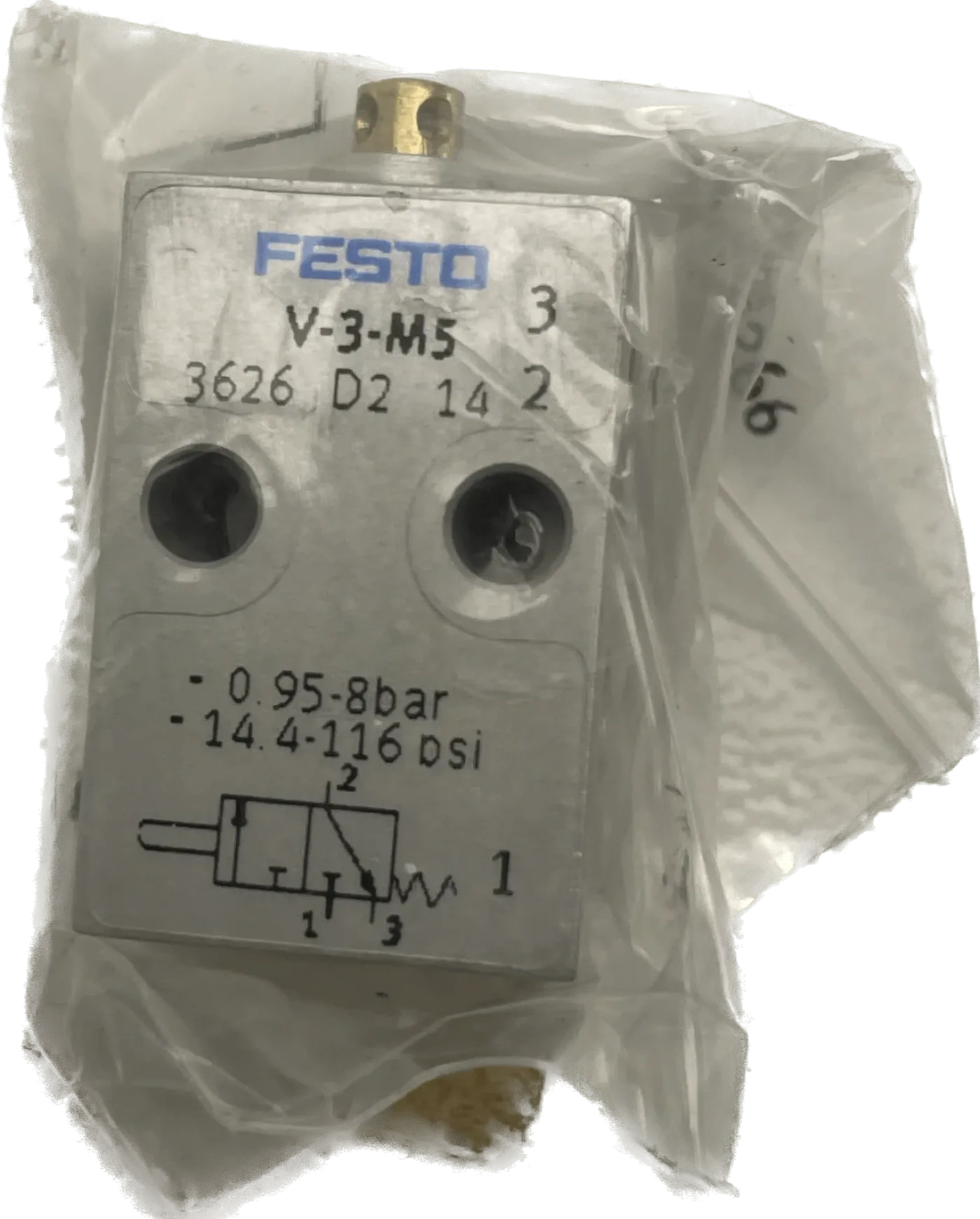 Festo Stößelventil V-3-M5 - 1
