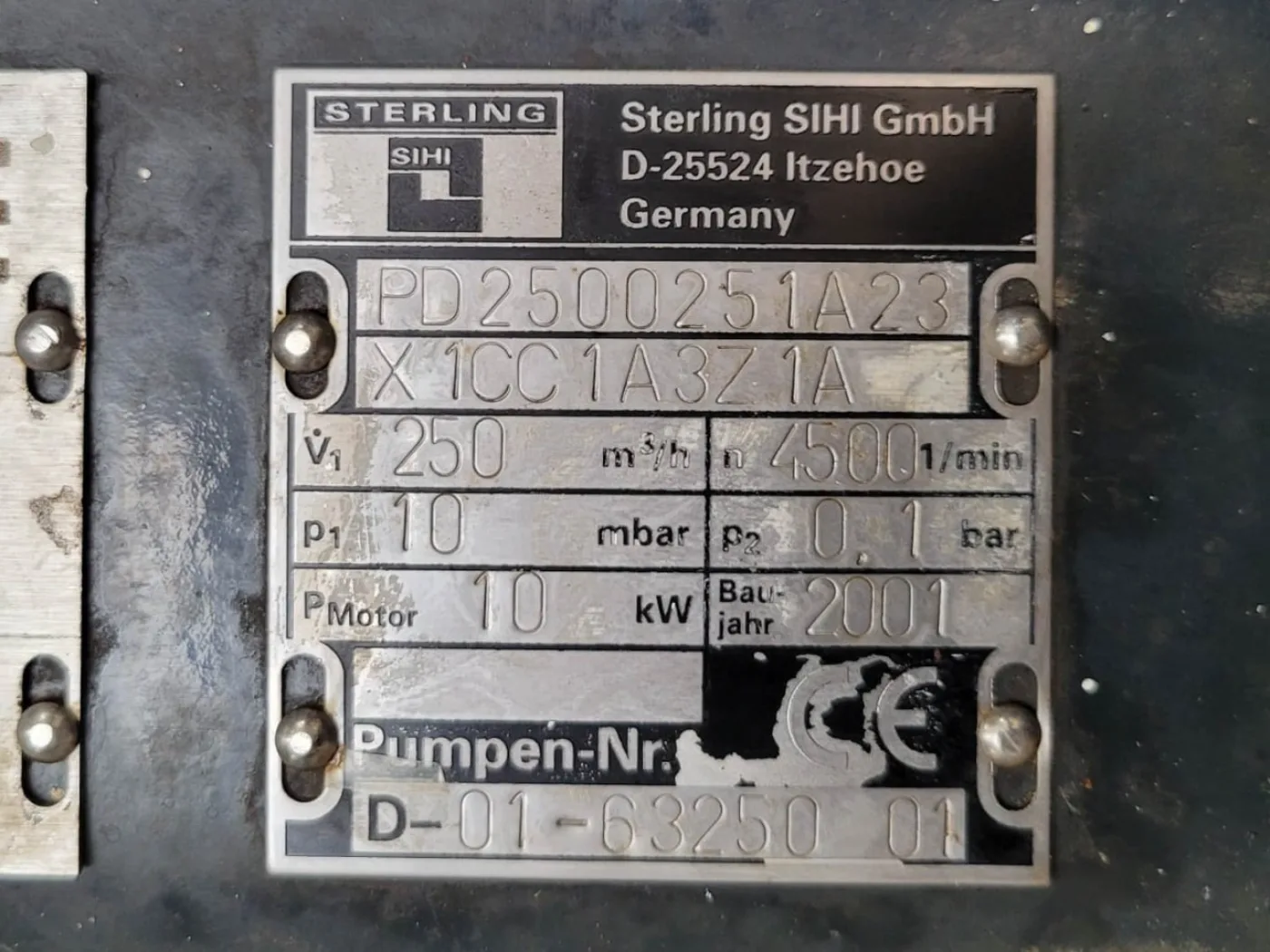 Sihi DRYB251025 GD "EX" - Vacuum pump - 7