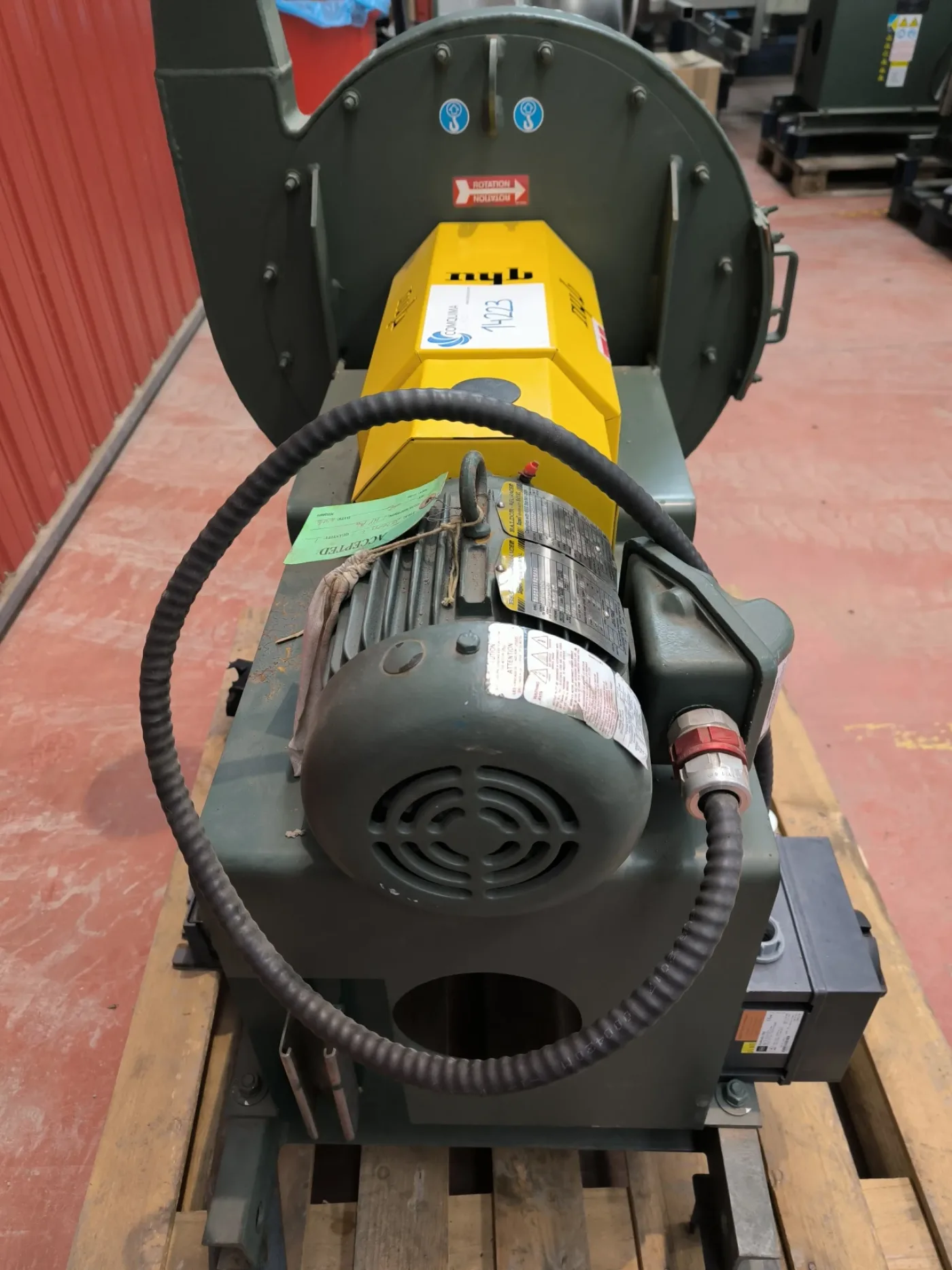 PRESSURE BLOWER THE NEW YORK BLOWER ARR-8 UNUSED - 6