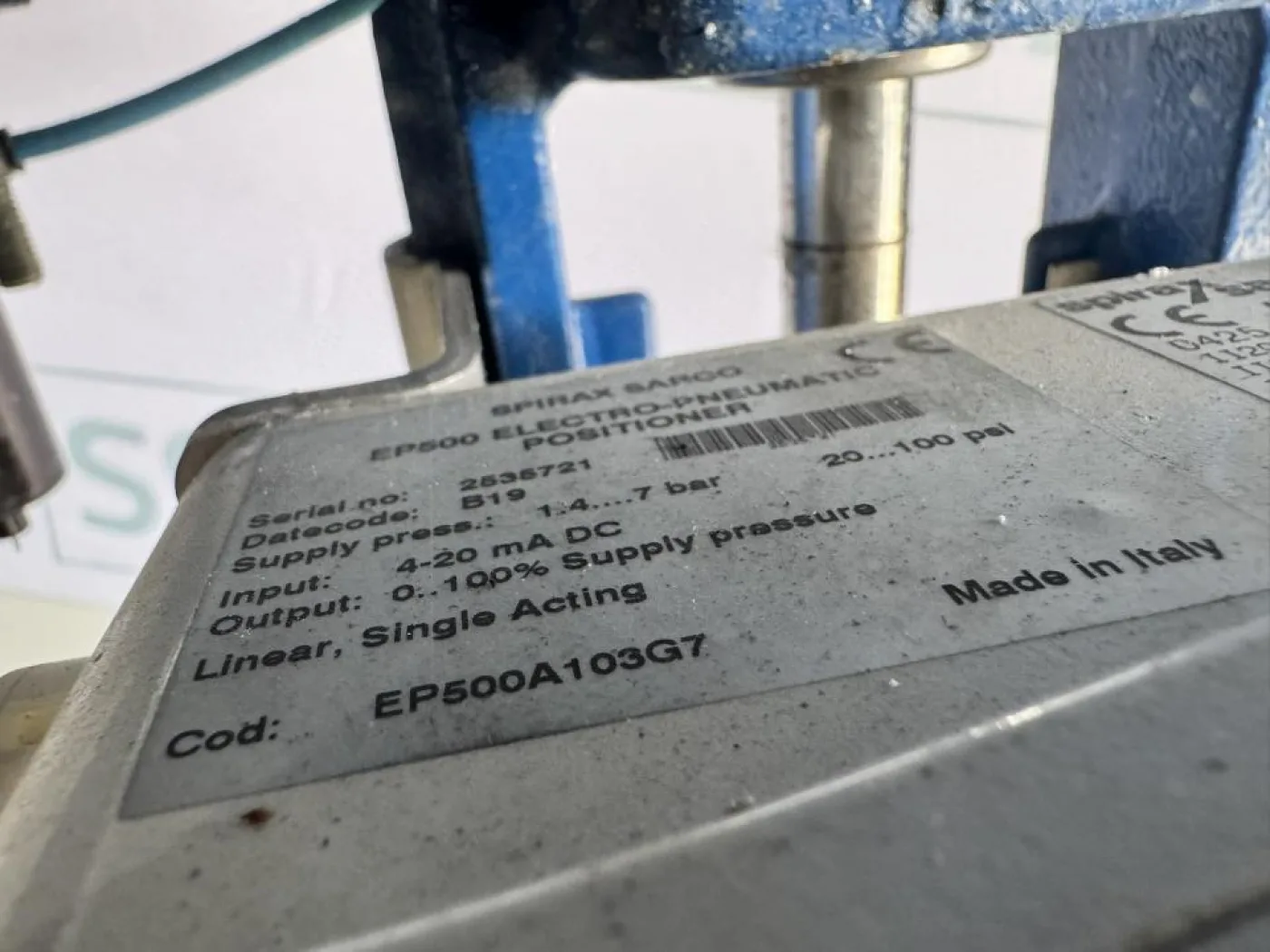 2019 Spirax sarco Pneumatic control-valve actuator - 4