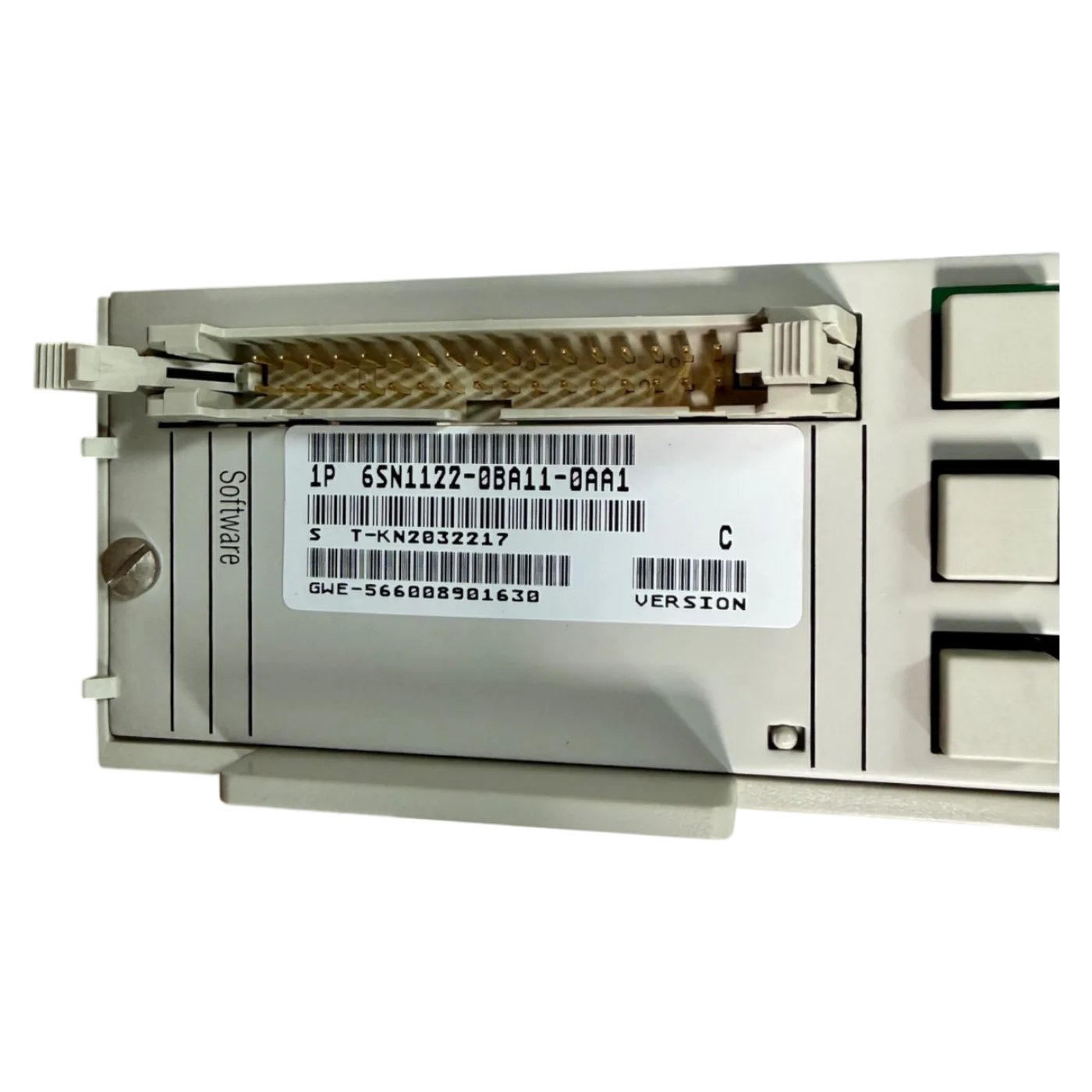 Siemens SIMODRIVE Regelungsbaugruppe Art.-Nr. 6SN1122-0BA11-0AA1 Seriennummer T-KN2032217 - 6