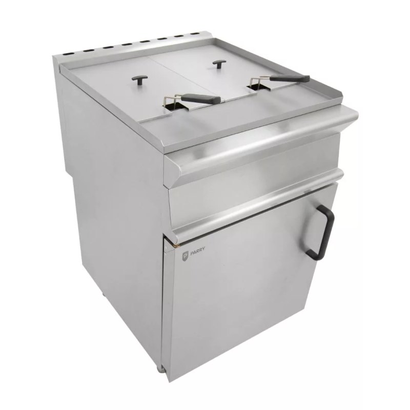 Parry Twin Tank Twin Basket Free Standing Propane Gas Fryer PDGF - islandcatering