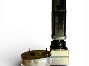 HOMAG INDRAMAT MKD041B144KG0KN Servomotor C Achse mit Alpha Getriebe für OMLAT Hauptspindel Teile Nr. 260464 MNR CNC