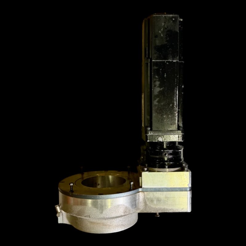 HOMAG INDRAMAT MKD041B144KG0KN Servomotor C Achse mit Alpha Getriebe für OMLAT Hauptspindel Teile Nr. 260464 MNR CNC
