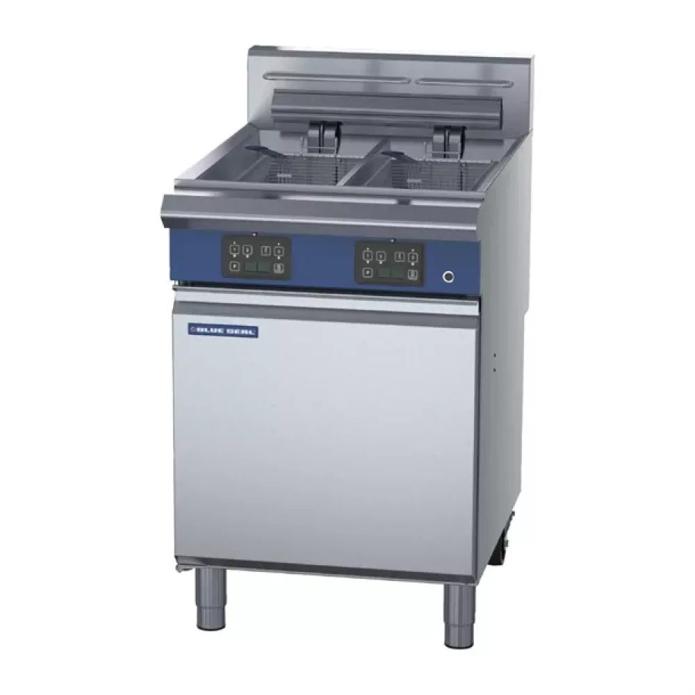 Blue Seal 600mm Twin Digital Electric Fryer UKE66E - islandcatering
