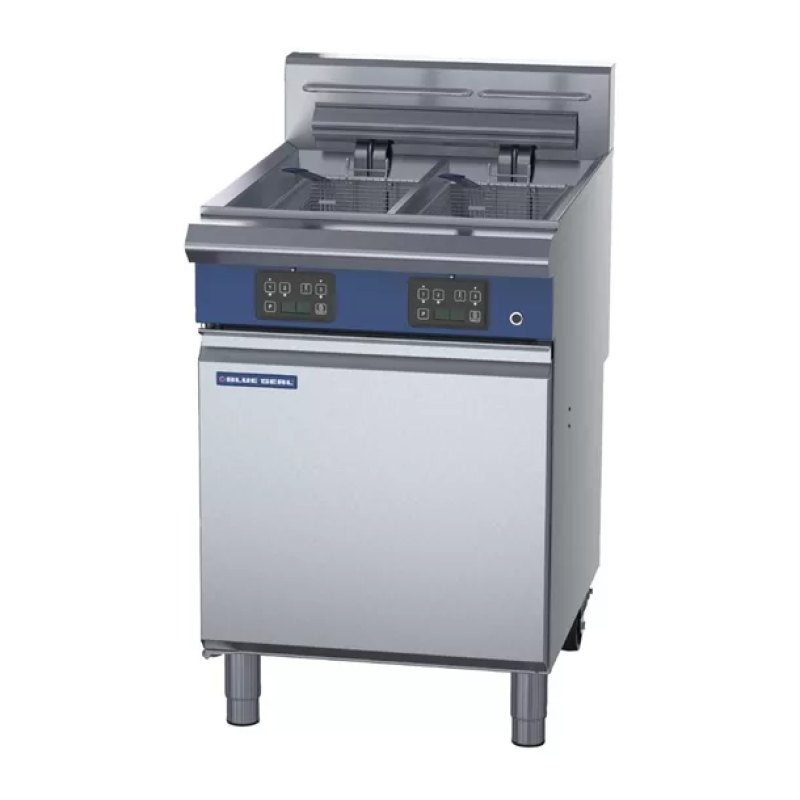 Blue Seal 600mm Twin Digital Electric Fryer UKE66E - islandcatering