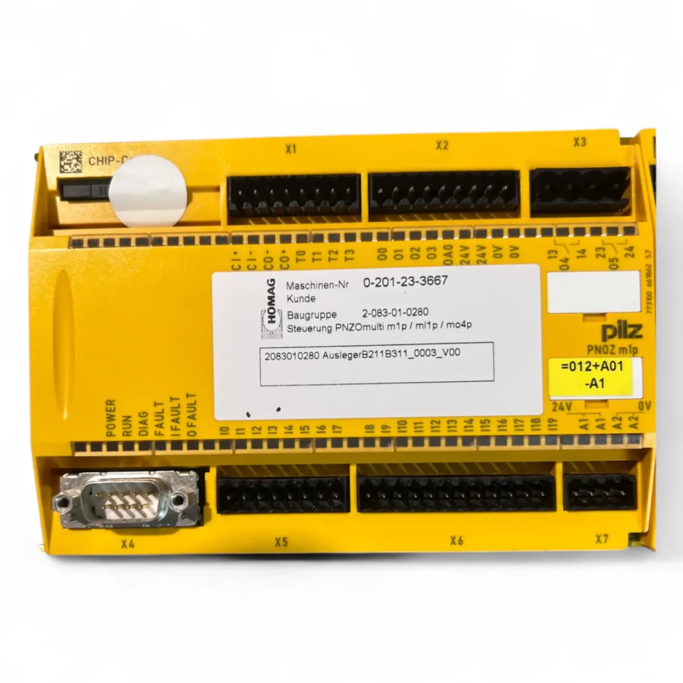 HOMAG Sicherheitssteuerung PNOZmulti m1p + mo4p Baugruppe 2-083-01-0280 ( 2083010280) BOF 211 - 6