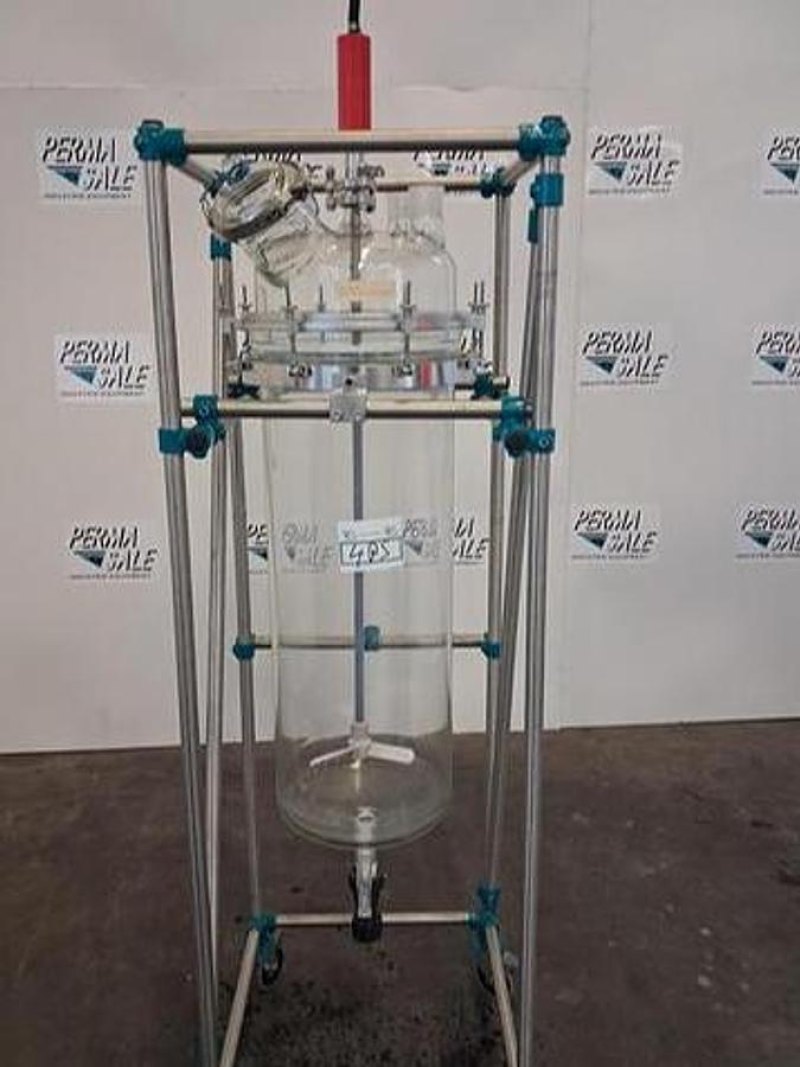 GKB GlasKeller 50 L Glasreaktor – Laborreaktoranlage mit Rührwerk und Stativsystem
