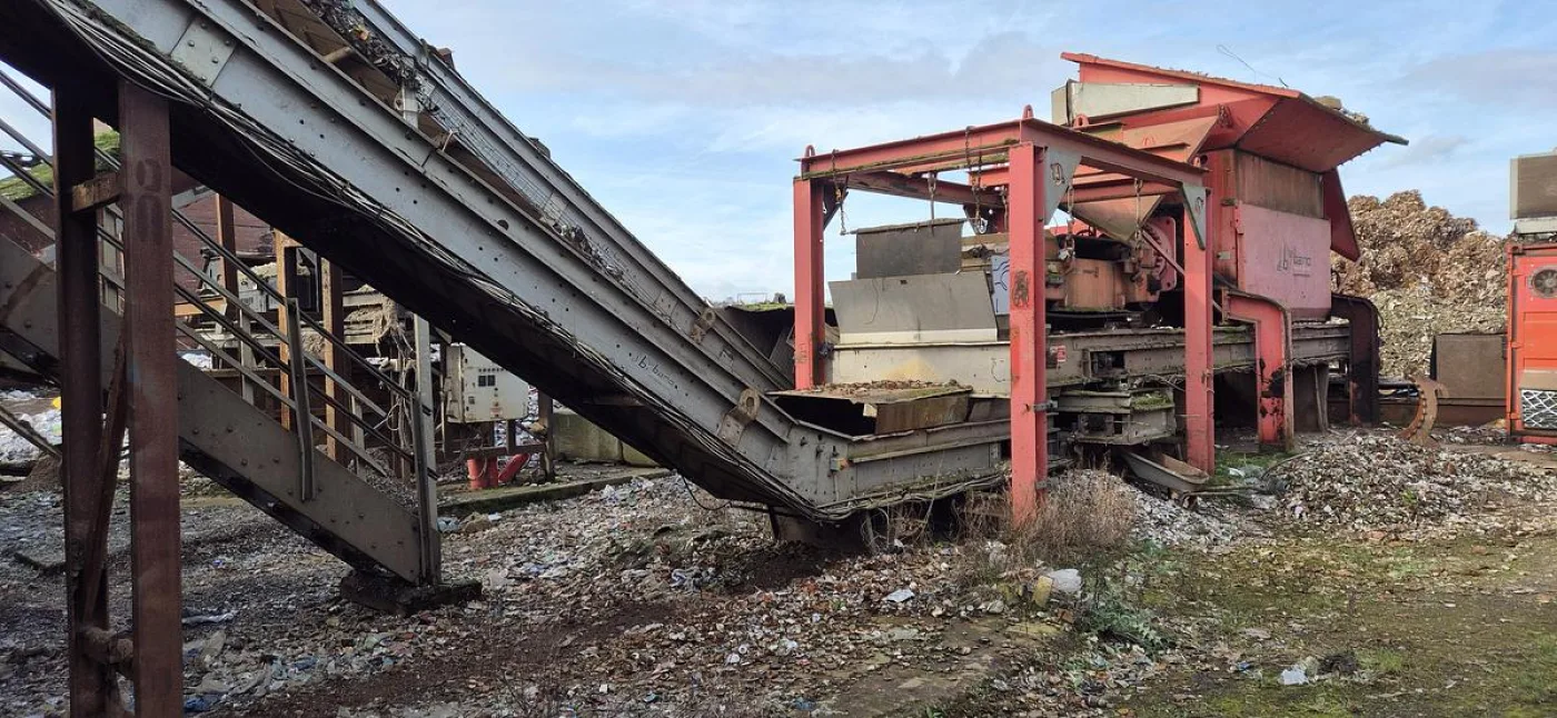 2016 Bano 3590 Single-shaft Shredder Processing Line - 2