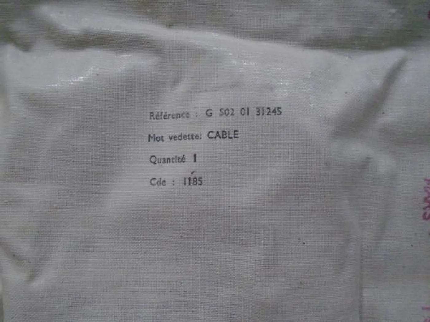 Snelheidsmeterkabel 4X4 ( NOS ) - 2