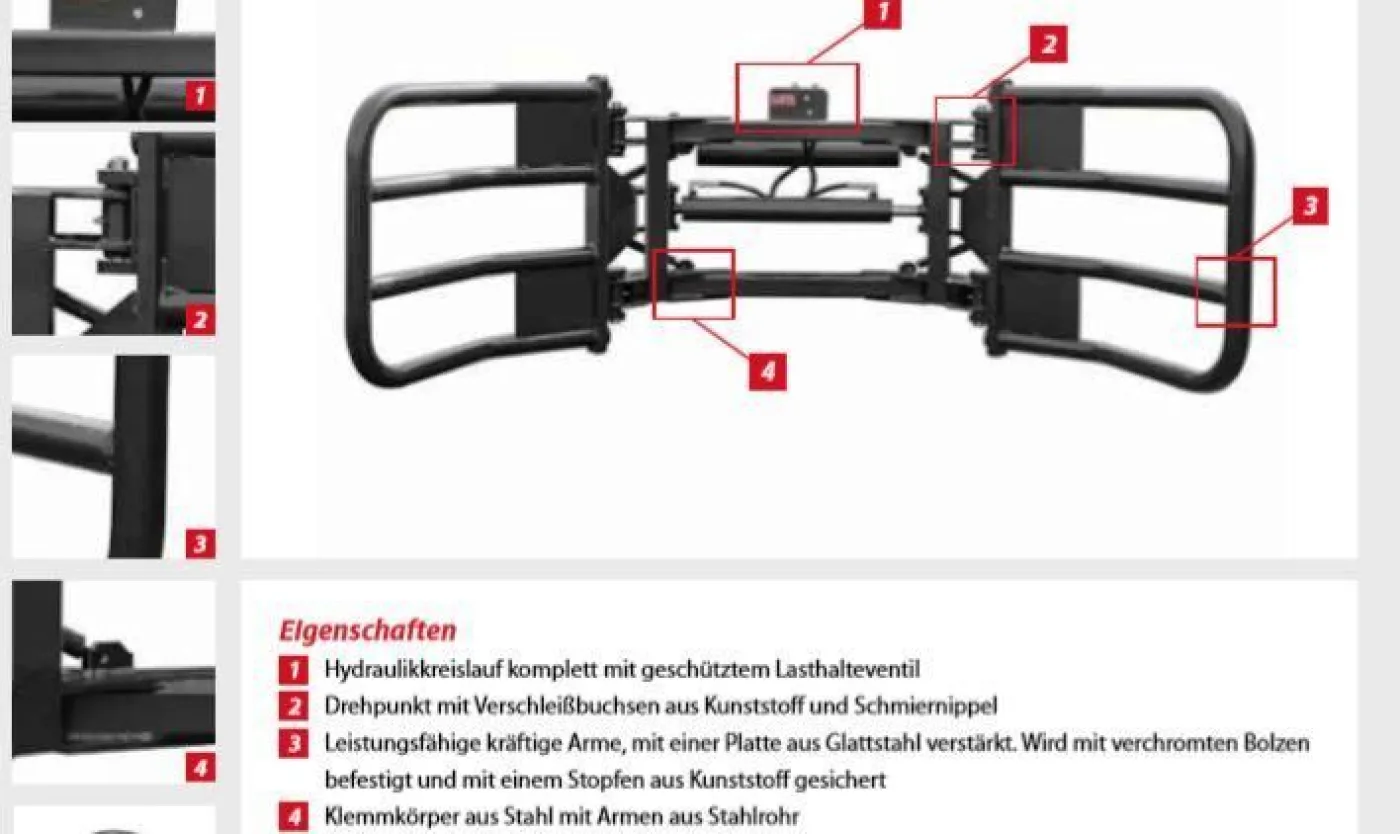 *Sonstige Stroh Rundballen Klammer - 3