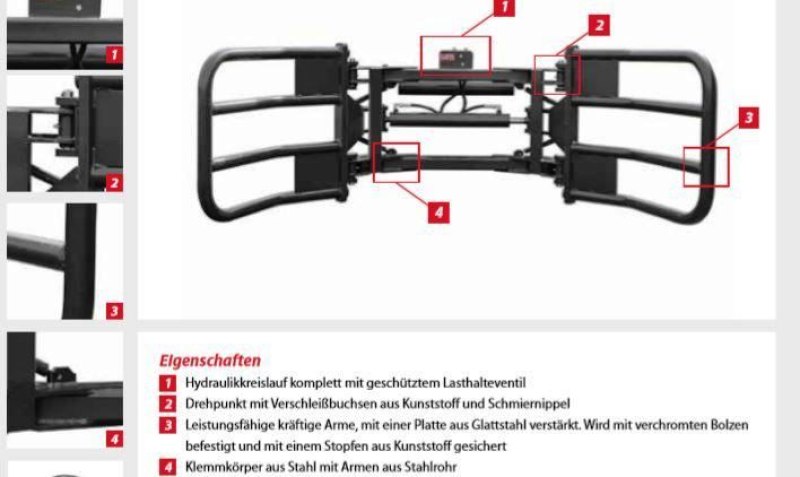 *Sonstige Stroh Rundballen Klammer