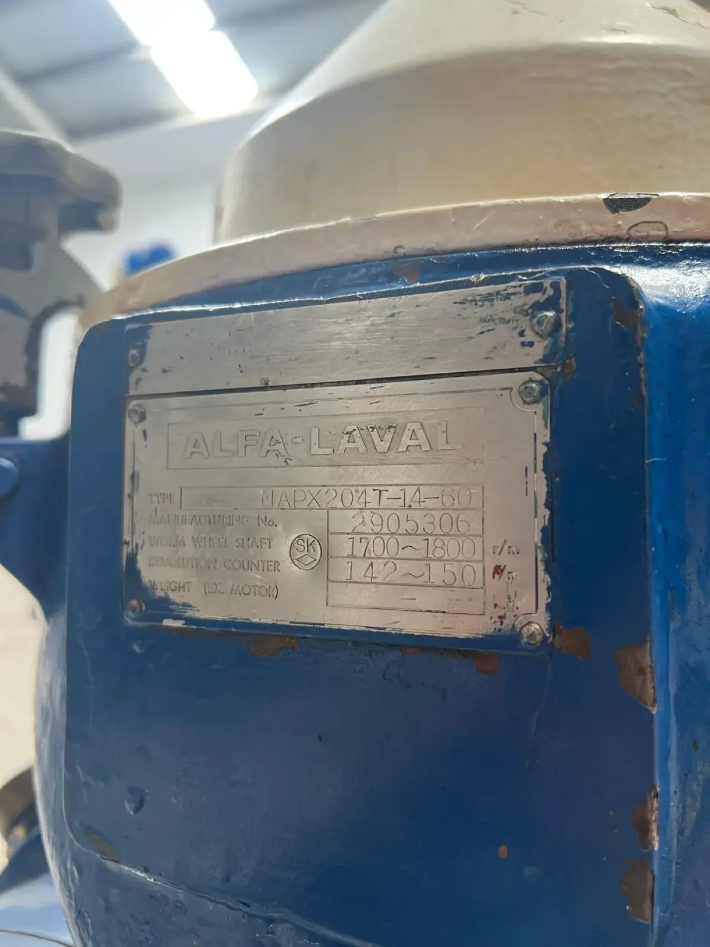 USED ALFA LAVAL MAPX 204 T-14-60 CENTRIFUGE - 5