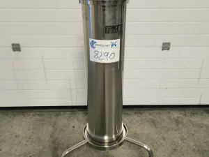 USED AMERSHAM PHARMACIA BIOTECH FINE LINE STAINLESS STEEL CHROMATOGRAPHY COLUMN 24 LITERS