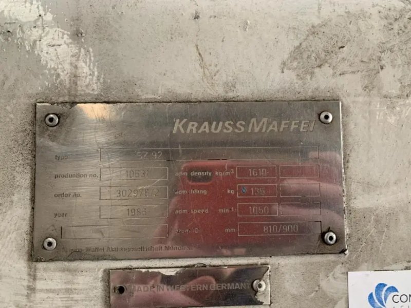 USED KRAUSS MAFFEI SZ 92 PUSHER CENTRIFUGE
