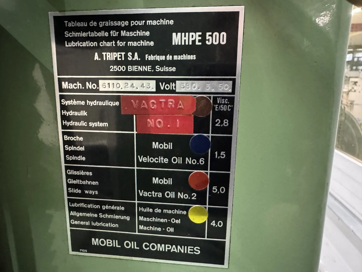 FLACHSCHLEIFMASCHINE TRIPET TYP MHPE-500 - 2