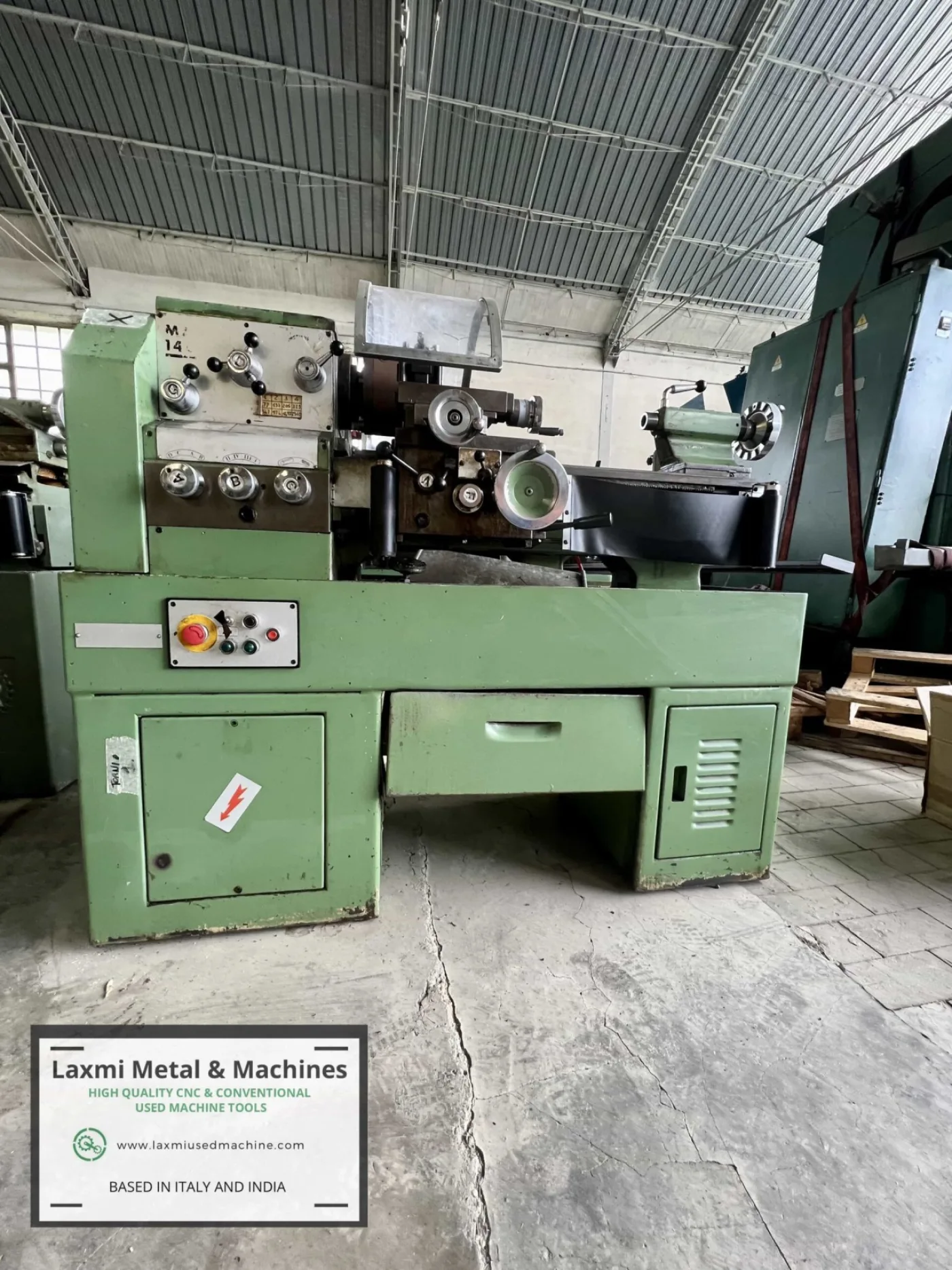 LATHE MACHINE, ANGELINI - MAS 140 - Laxmi Metal & Machines, Rohtak - 1
