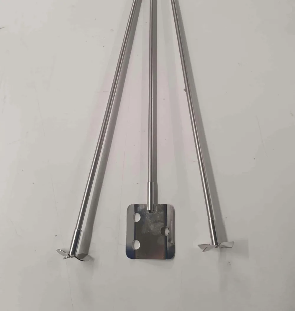 Roeras voor bovenroerders set van 3 stuks
