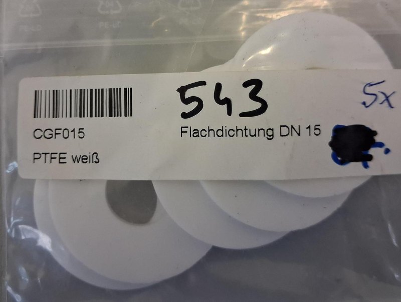 Normag Flachdichtungen CGFD15 mit Nennweite DN 15