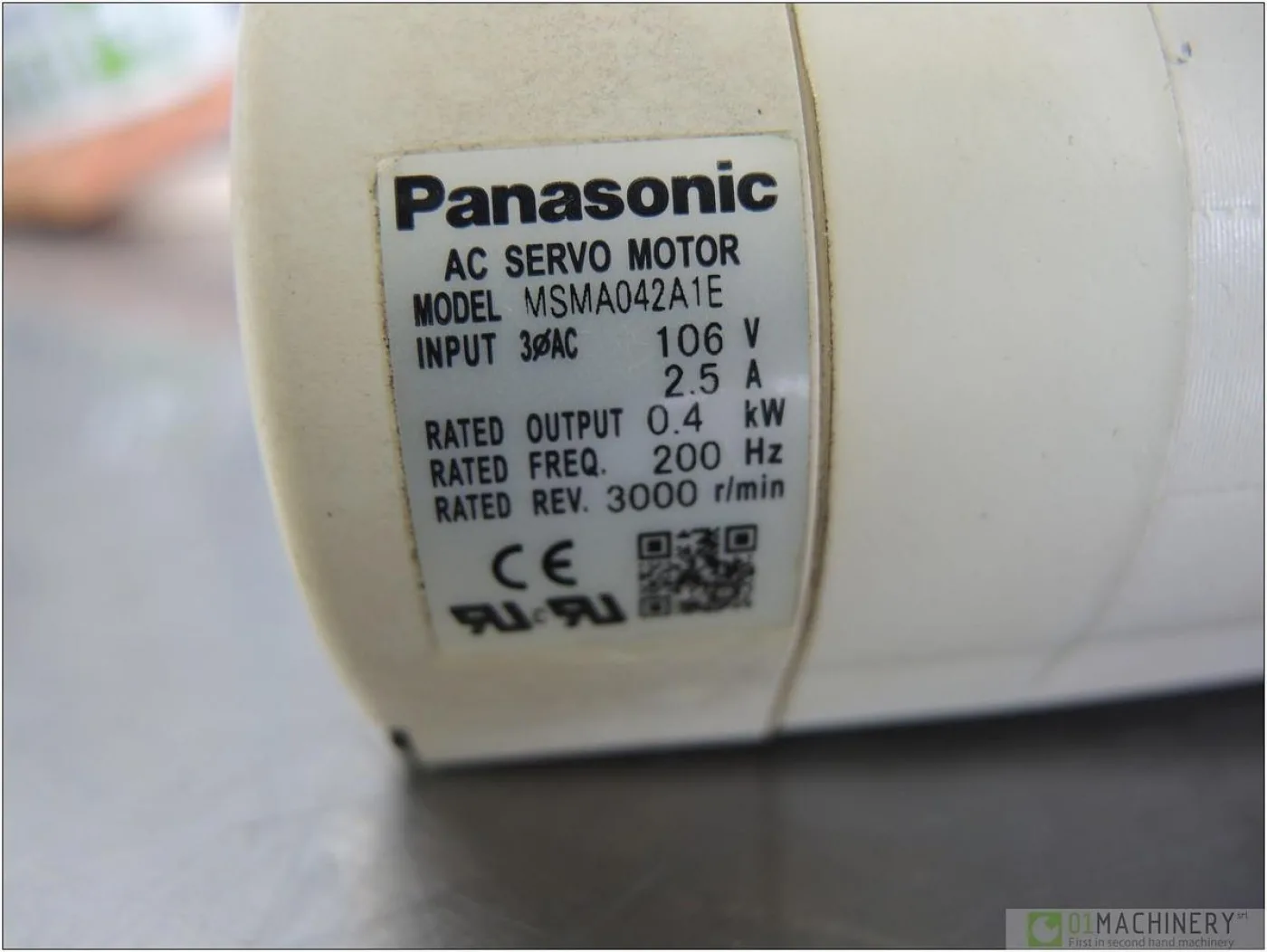 2010 PANASONIC MSMA042A1E + REDUCER AI2168 - 5