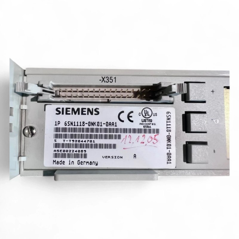 Siemens Simodrive U/E-Modul INT.-EXT. 5/10kW Art.-Nr. 6SN1146-1AB00-0BA1 z. B. für IMA Maschinen