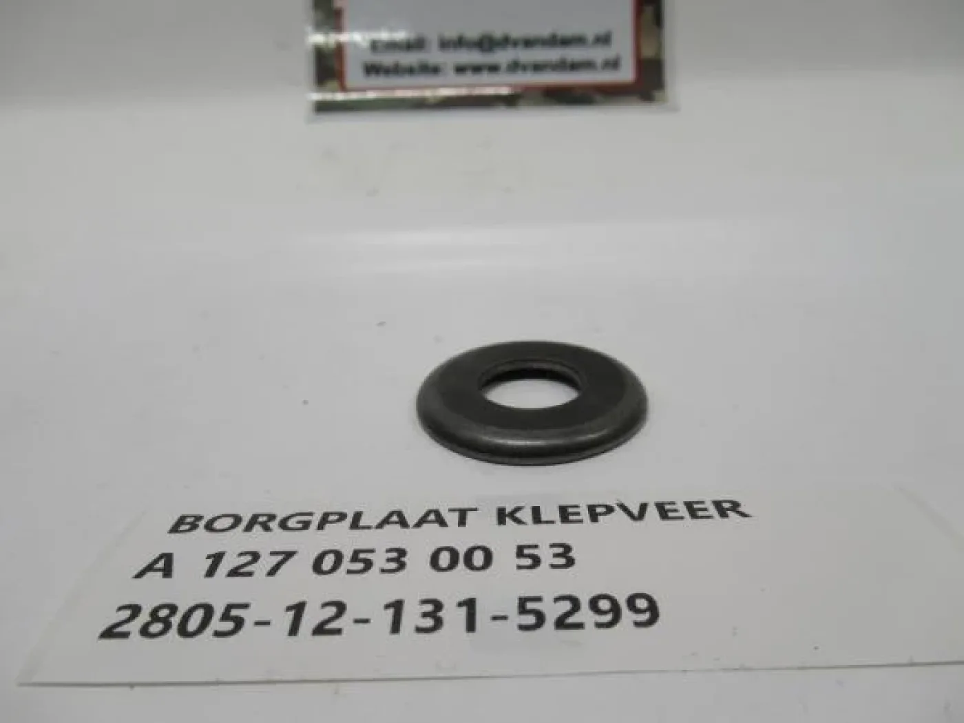 Borgplaat klepveer - 3