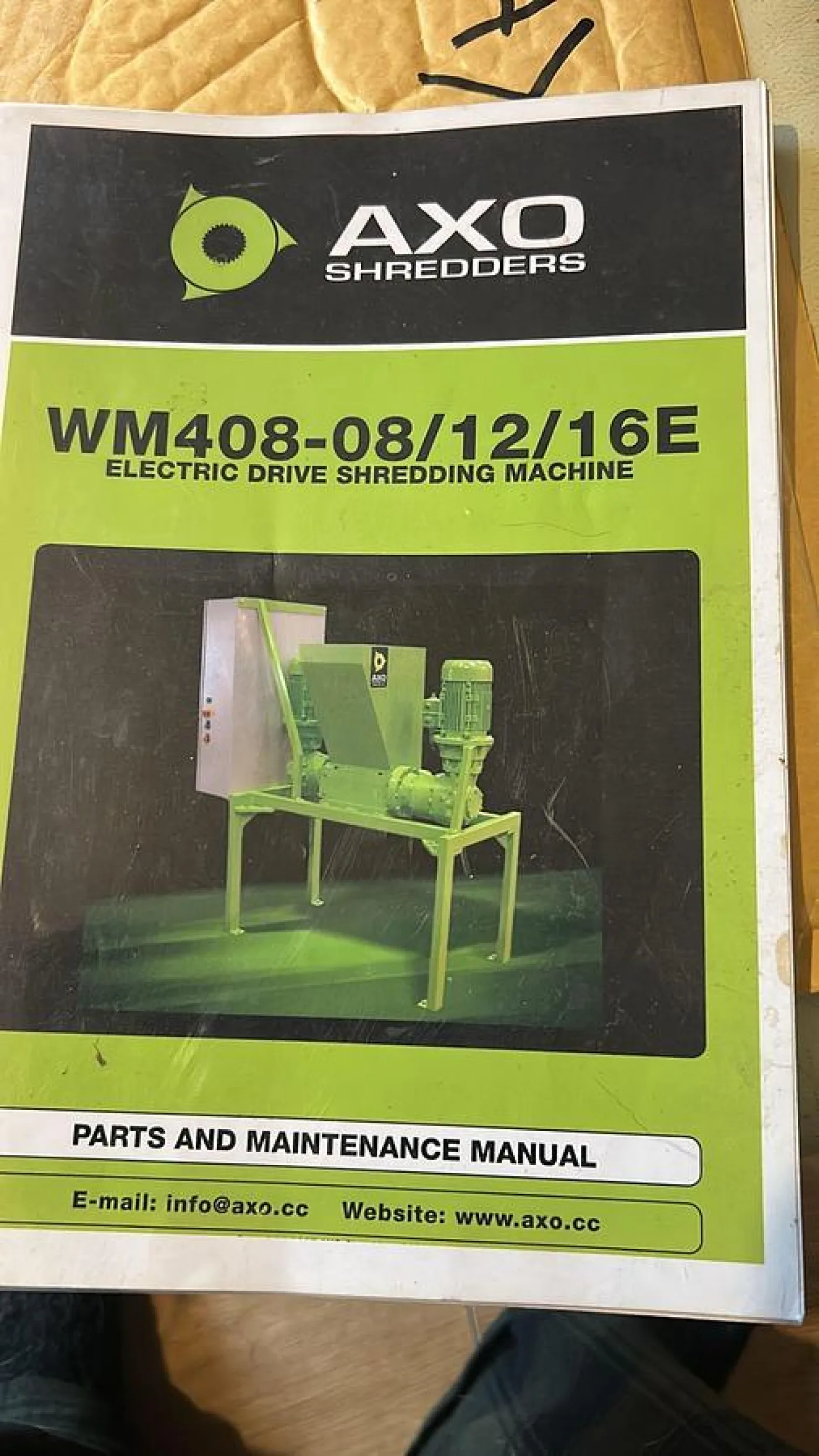 2009 AXO WM 408-12 E Electric Shredder - 8