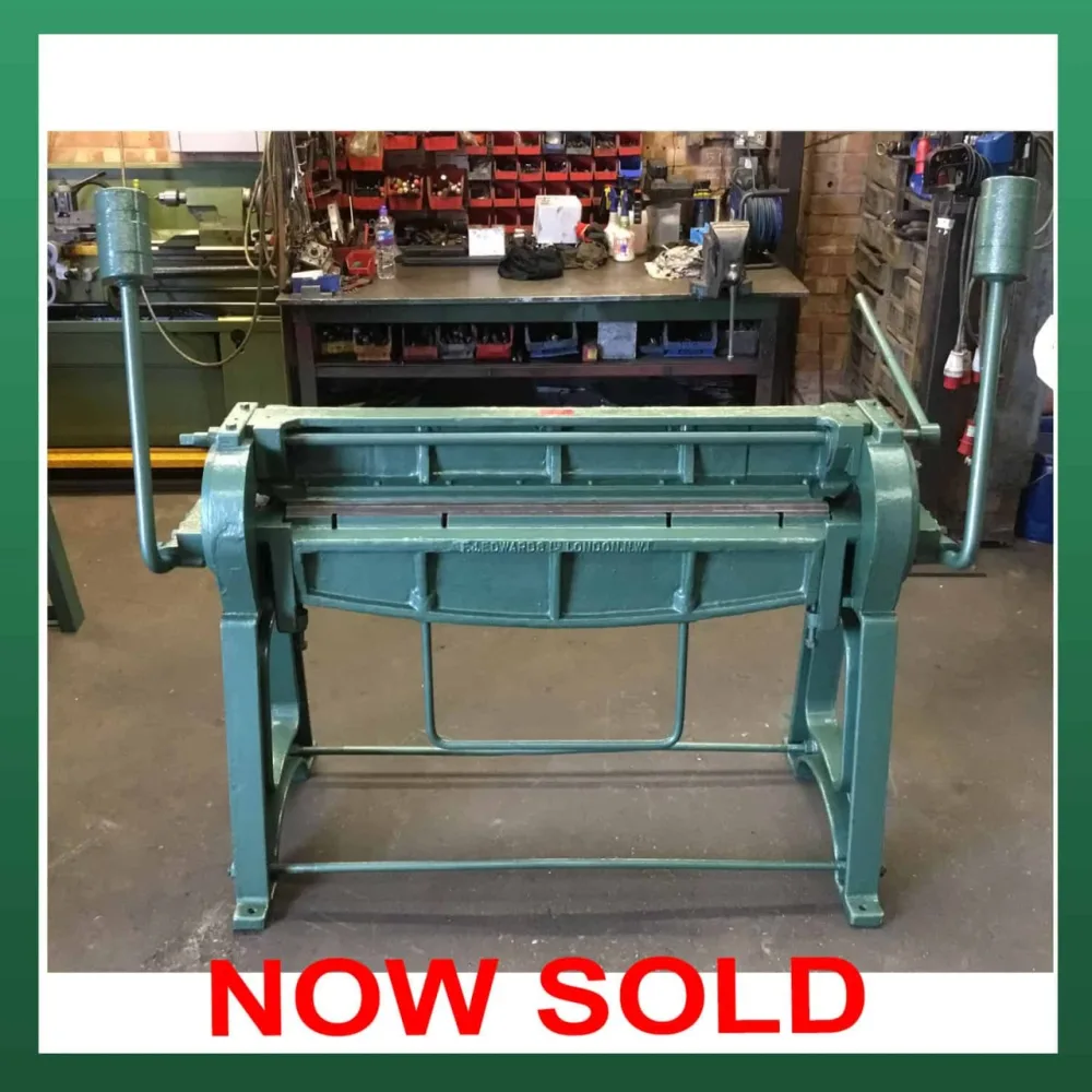 EDWARDS Manual Straight Folder 1230mm - WNS - W. Neal Services Ltd