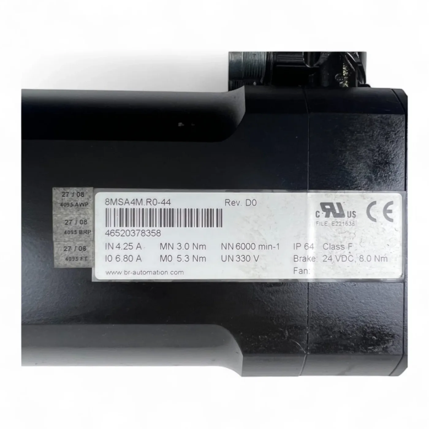 BR Automation Servomotor 8MSA4M.R0-44 46520378358 - 3