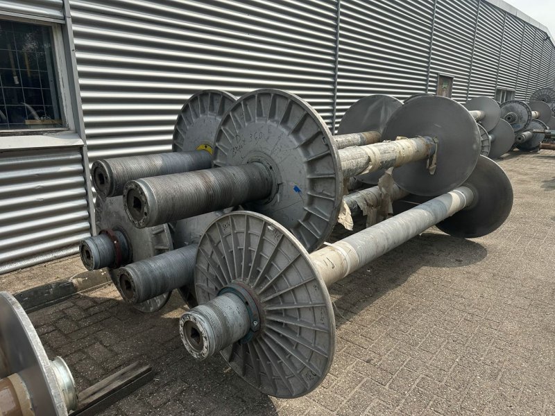 5x kettingbomen voor Picanol grijpermachines in 360 cm