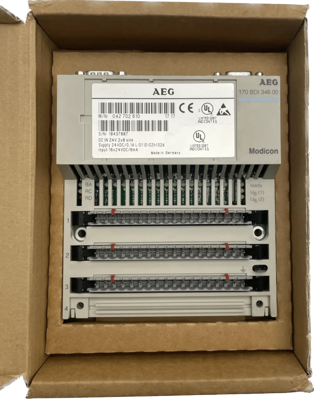 AEG Modicon 170 BDI 346 00