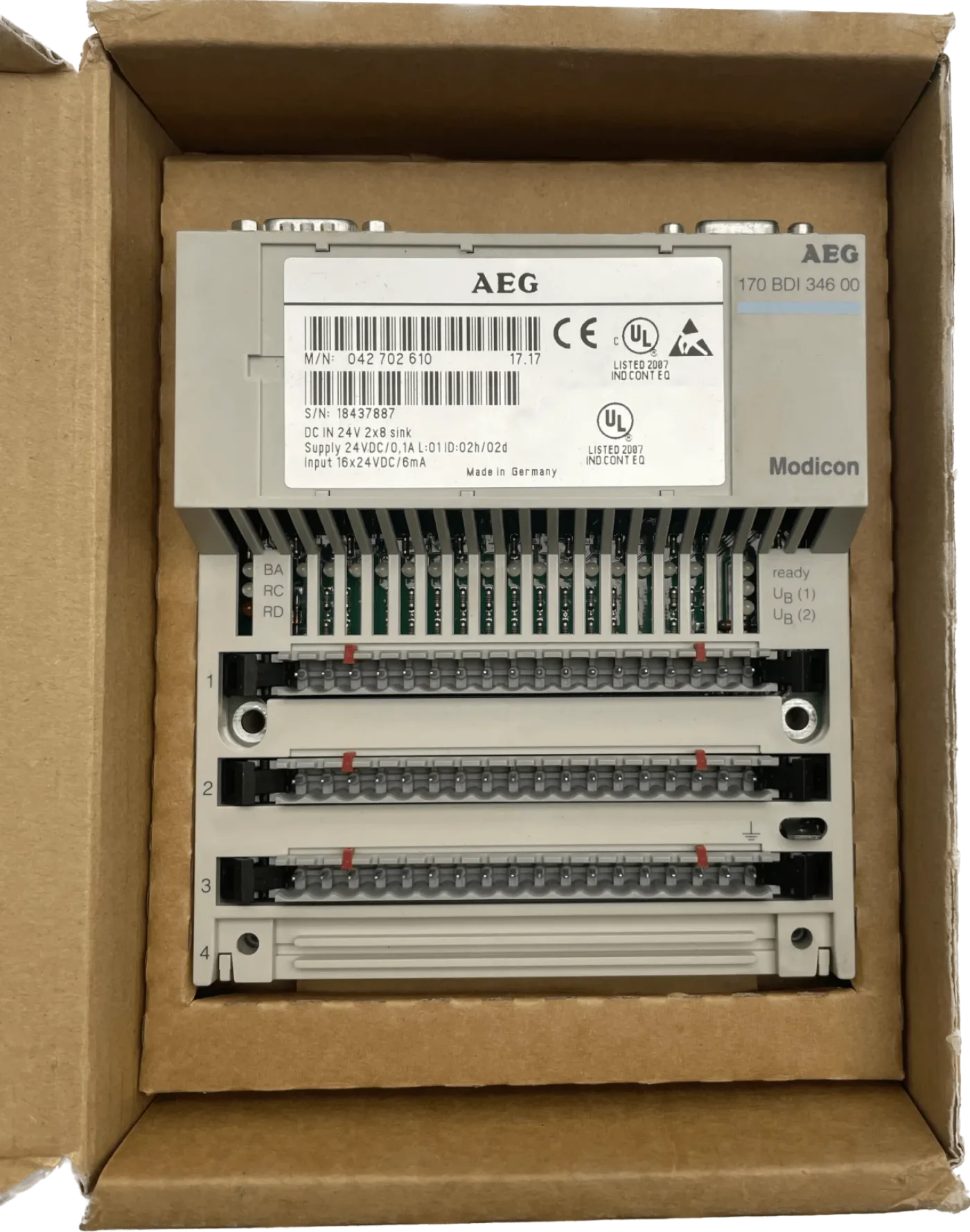 AEG Modicon 170 BDI 346 00 - 1