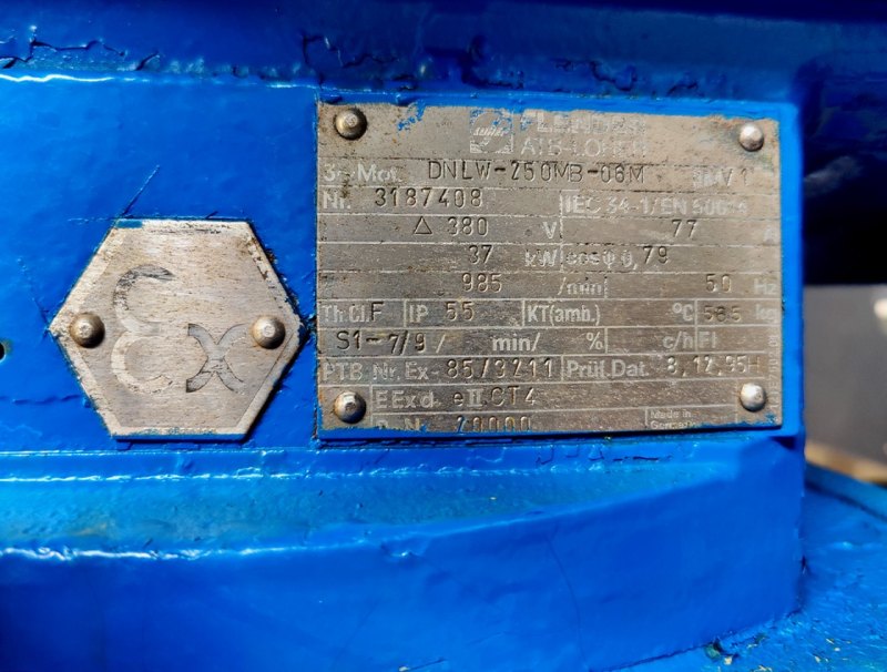 Krauss Maffei VZU 125/2,5 - Basket centrifuge