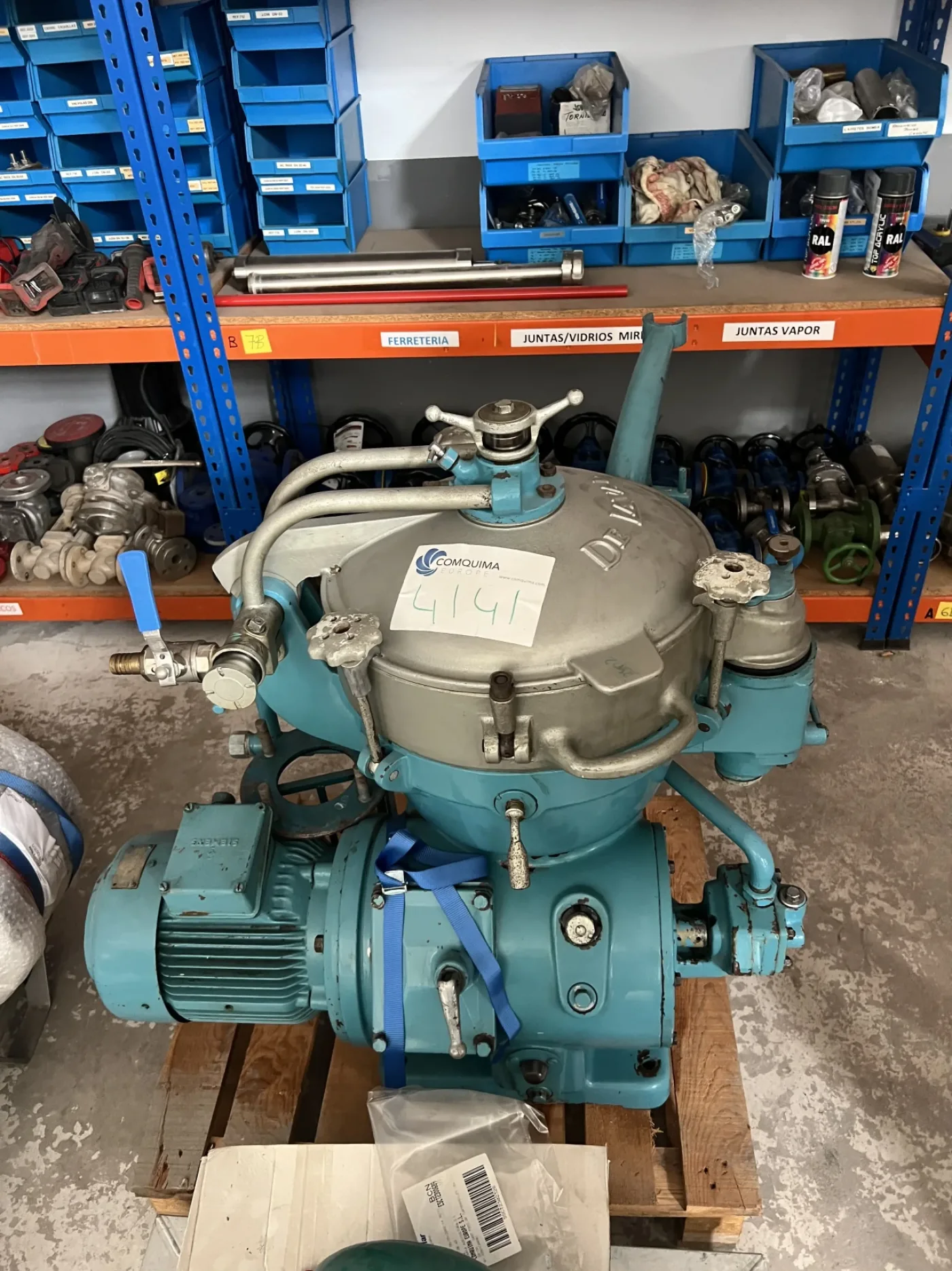 USED ALFA LAVAL MAB206S CENTRIFUGE - 1