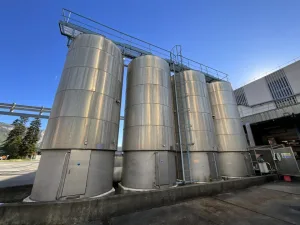 Chaudronnerie Tuyauterie Chaudronnerie Tuyauterie 37000 Litre Vertical Stainless Steel Storage Tank - T1