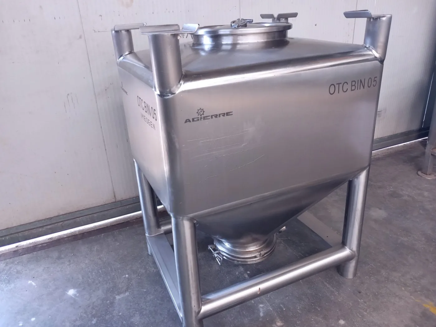 BIN ACCIAIO IBC (CONTENITORE PER MERCE SFUSA) – AGIERRE – MOD. OTC BIN 05 - 2