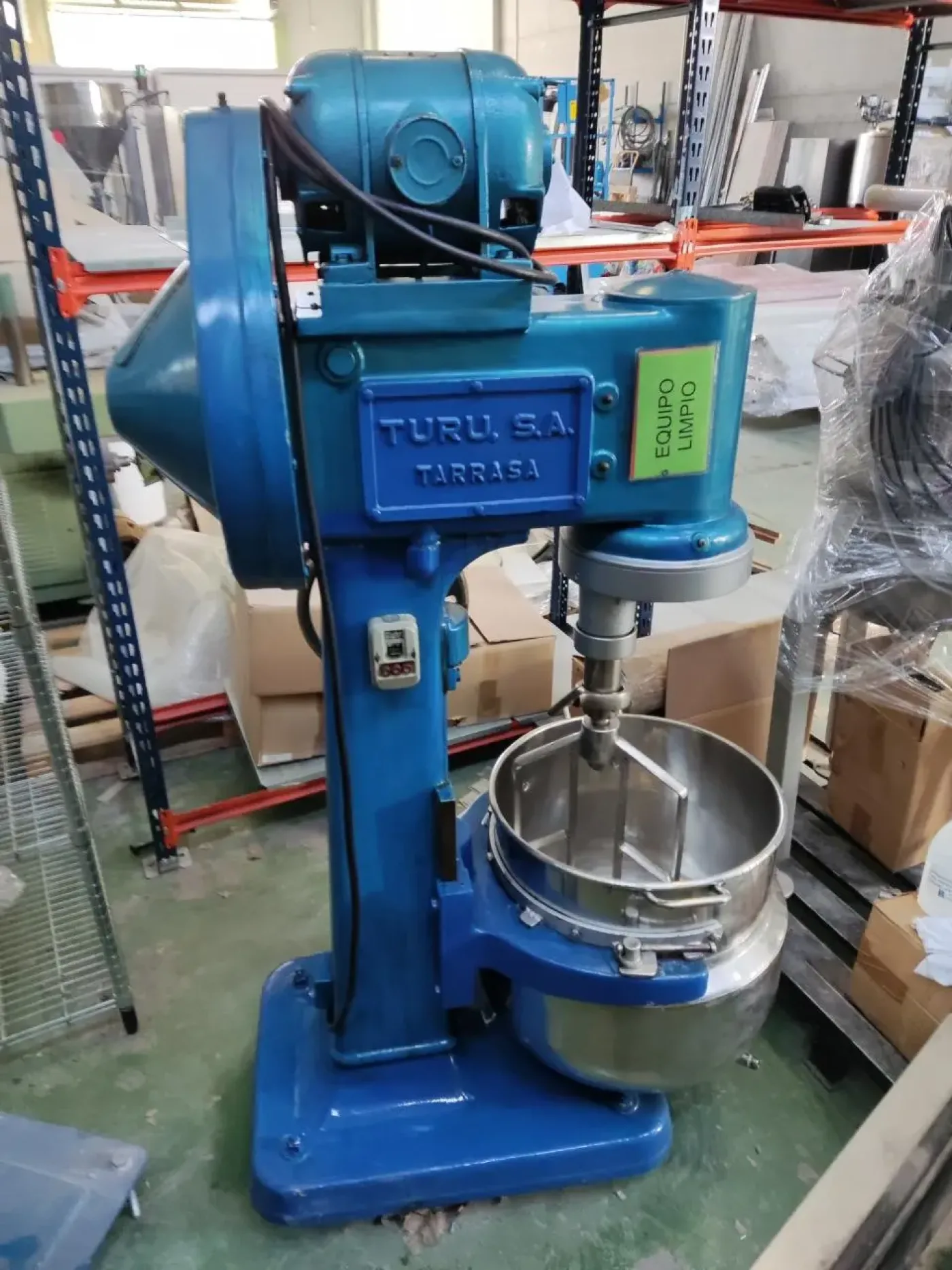 USED TURU MIXER WITH STAINLESS STEEL POT 50 LITERS - 5