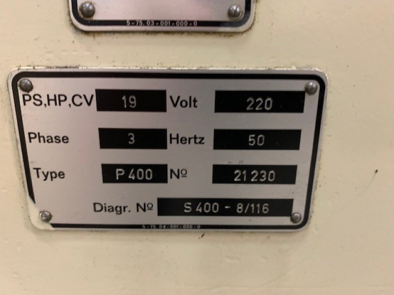 PFAUTER P400 – Gear Hobbing Machine