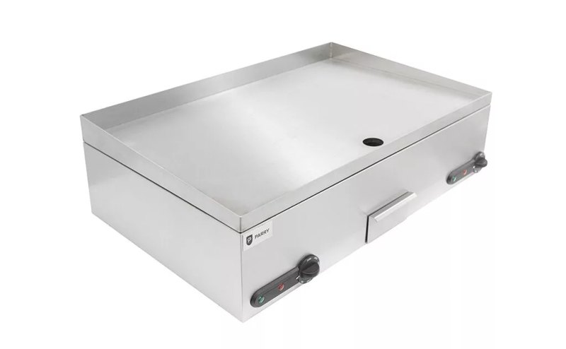 Parry Grill 3013 electric griddle polished plate 75cm. - islandcatering