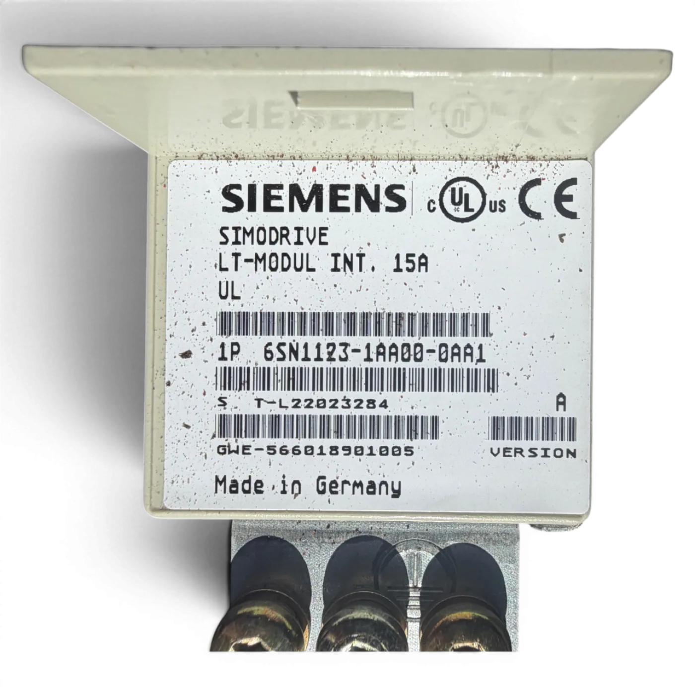 Siemens SIMODRIVE LT-Modul INT. 15A Art.-Nr. 6SN1123-1AA00-0AA1 Version A - 5